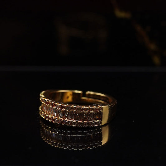 Ring - Round Challa Gold (Orange)